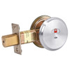 QDB285-625-R8-NOS Stanley QDB200 Series Indicator Standard Duty Auxiliary Deadbolt Lock in Bright Chrome Finish