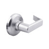 QCL130E625R8NOS Stanley QCL100 Series Passage Cylindrical Lock with Sierra Lever in Bright Chrome Finish