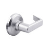 QCL130E625R4118F Stanley QCL100 Series Passage Cylindrical Lock with Sierra Lever in Bright Chrome Finish