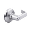 QCL140E625S5NOS Stanley QCL100 Series Privacy Cylindrical Lock with Sierra Lever in Bright Chrome Finish