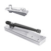 5023ABC105-RH-625 Rixson 50 Series Double Acting Center Hung Shallow Depth Floor Closers in Bright Chrome Finish