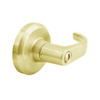 QCL140M605FS4NOS Stanley QCL100 Series Privacy Cylindrical Lock with Summit Lever in Bright Brass Finish