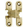 101C-US3 Soss Invisible Hinge in Bright Brass Finish