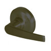 QCL130A613S8NOS Stanley QCL100 Series Passage Cylindrical Lock with Slate Lever in Oil Rubbed Bronze Finish