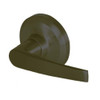 QCL130A613R8NOS Stanley QCL100 Series Passage Cylindrical Lock with Slate Lever in Oil Rubbed Bronze Finish