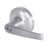 QCL140A626S5NOS Stanley QCL100 Series Privacy Cylindrical Lock with Slate Lever in Satin Chrome Finish