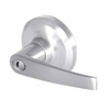 QCL140A625S4478S Stanley QCL100 Series Privacy Cylindrical Lock with Slate Lever in Bright Chrome Finish