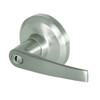 QCL140A619S5NOS Stanley QCL100 Series Privacy Cylindrical Lock with Slate Lever in Satin Nickel Finish