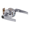 QTL250A626RAFLRLC Stanley QTL200 Series Less Cylinder Entry/Office Tubular Lock with Slate Lever in Satin Chrome Finish