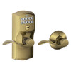 FE575-CAM-609-ACC Schlage Electrical Keypad Entry Auto-Lock in Antique Brass