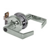 QTL250E619SANOSLC Stanley QTL200 Series Less Cylinder Entry/Office Tubular Lock with Sierra Lever in Satin Nickel Finish