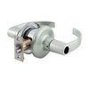 QTL270M619SANOSLC Stanley QTL200 Series Less Cylinder Storeroom Tubular Lock with Summit Lever in Satin Nickel Finish