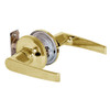 QTL230A605NOLNOS Stanley QTL200 Series Passage Tubular Lock with Slate Lever in Bright Brass Finish