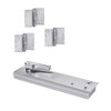 HM5105ABC90-LFP-LCC-LH-625 Rixson HM51 Series 3/4" Offset Hung Shallow Depth Floor Closers in Bright Chrome Finish