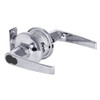 QTL261A625SAFLRLC Stanley QTL200 Series Less Cylinder Classroom Tubular Lock Prepped for SFIC with Slate Lever in Bright Chrome Finish