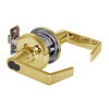 QTL271E605RA118FBF Stanley QTL200 Series Best F Keyway Storeroom Tubular Lock Prepped for SFIC with Sierra Lever in Bright Brass Finish