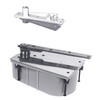 28-95N-554-LCC-LH-625 Rixson 28 Series Heavy Duty Single Acting Center Hung Floor Closer with Concealed Arm in Bright Chrome Finish