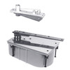 28-105S-554-LCC-LH-625 Rixson 28 Series Heavy Duty Single Acting Center Hung Floor Closer with Concealed Arm in Bright Chrome Finish