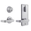 QCI231E626NS8FLS2BF Stanley QCI200 Series Standard Duty Interconnected Single Locking Prepped for SFIC with Sierra Lever in Satin Chrome Finish