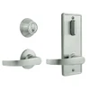 QCI231M619NR8FLR2BF Stanley QCI200 Series Standard Duty Interconnected Single Locking Prepped for SFIC with Summit Lever in Satin Nickel Finish