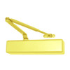1461-HLONG-US3 LCN Door Closer with Hold Open Long Arm in Bright Brass Finish