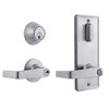 QCI250E626S4FLRSC Stanley QCI200 Series Standard Duty Interconnected Double Locking with Sierra Lever in Satin Chrome Finish
