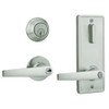 QCI250A619NS8FLRSC Stanley QCI200 Series Standard Duty Interconnected Double Locking with Slate Lever in Satin Nickel Finish