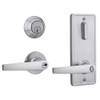 QCI250A626NR4FLS2SC Stanley QCI200 Series Standard Duty Interconnected Double Locking with Slate Lever in Satin Chrome Finish