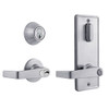 QCI251E626NS4FLS2BF Stanley QCI200 Series Standard Duty Interconnected Double Locking Prepped for SFIC with Sierra Lever in Satin Chrome Finish