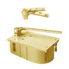 F127-85N-LCC-LH-606 Rixson 27 Series Fire Rated Heavy Duty 3/4" Offset Hung Floor Closer in Satin Brass Finish