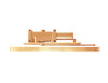 2014-STD-RH-US10 LCN Door Closer with Standard Arm in Satin Bronze Finish