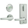 QCI285A619S4FLR2 Stanley QCI200 Series Standard Duty Interconnected Indicator Locking with Slate Lever in Satin Nickel Finish
