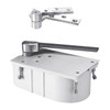 SCF27-85N-1-1-2OS-LH-625 Rixson 27 Series Fire Rated Heavy Duty 1-1/2" Offset Hung Floor Closer in Bright Chrome Finish