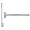 QED114LR-36-7-626 Stanley QED100 Series Heavy Duty Surface Vertical Rod Hex Dog Exit Device in Satin Chrome Finish
