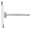 QED125-48-7-626-LC Stanley QED100 Series Heavy Duty Concealed Vertical Rod Cylinder Dog Exit Device in Satin Chrome Finish