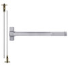 QED126LRX-48-7-626 Stanley QED100 Series Heavy Duty Concealed Vertical Rod Fire Rated Exit Device in Satin Chrome Finish