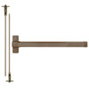 QED126LRX-36-8-313AN Stanley QED100 Series Heavy Duty Concealed Vertical Rod Fire Rated Exit Device in Anodized Duranodic Bronze Finish
