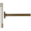 QED216-36-7-313AN Stanley QED200 Series Heavy Duty Narrow Stile Surface Vertical Rod Fire Rated Exit Device in Anodized Duranodic Bronze Finish