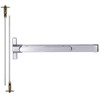 QED229-48-7-626 Stanley QED200 Series Heavy Duty Narrow Stile Concealed Vertical Rod Fire Rated Exit Device in Satin Chrome Finish