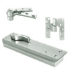 FQ5103NBC-LCC-LH-618 Rixson Q51 Series Fire Rated 3/4" Offset Hung Shallow Depth Floor Closers in Bright Nickel Finish