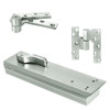 FQ5105NBC-LCC-RH-618 Rixson Q51 Series Fire Rated 3/4" Offset Hung Shallow Depth Floor Closers in Bright Nickel Finish