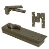 FQ5104NBC-SC-LH-613 Rixson Q51 Series Fire Rated 3/4" Offset Hung Shallow Depth Floor Closers in Dark Bronze Finish
