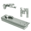 FQ5104NBC-SC-LH-619 Rixson Q51 Series Fire Rated 3/4" Offset Hung Shallow Depth Floor Closers in Satin Nickel Finish