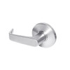9K30Y15DSTK625 Best 9K Series Exit Heavy Duty Cylindrical Lever Locks with Contour Angle with Return Lever Design in Bright Chrome