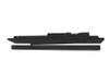 2033-H-BUMPER-LH-BLACK LCN Door Closer Hold Open Track with BUMPER in Black Finish