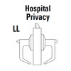 9K30LL16CSTK625 Best 9K Series Hospital Privacy Heavy Duty Cylindrical Lever Locks with Curved Without Return Lever Design in Bright Chrome