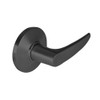 9K30LL16DSTK622 Best 9K Series Hospital Privacy Heavy Duty Cylindrical Lever Locks with Curved Without Return Lever Design in Black