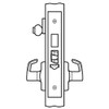ML2073-LWA-618-LC Corbin Russwin ML2000 Series Mortise Classroom Security Locksets with Lustra Lever and Deadbolt in Bright Nickel