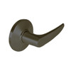 9K30M16DS3613 Best 9K Series Communicating Heavy Duty Cylindrical Lever Locks with Curved Without Return Lever Design in Oil Rubbed Bronze