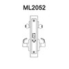 ML2052-LWA-618-LC Corbin Russwin ML2000 Series Mortise Classroom Intruder Locksets with Lustra Lever in Bright Nickel